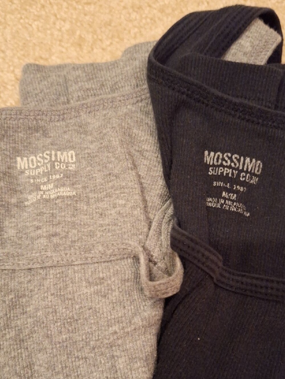 Mossimo Supply Co. Black & Grat Ribbed Tank Tops (Set of 2) - Picture 2 of 4